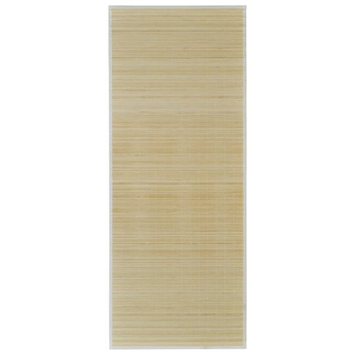 VidaXL Bamboo Rug 100 X 160 Cm Natural