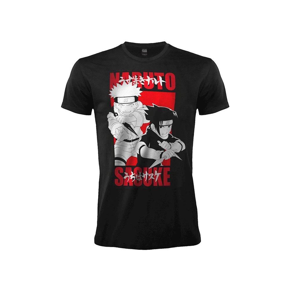 T-Shirt - Sasuke - Original Official Black Jersey T-Shirt- 3XL