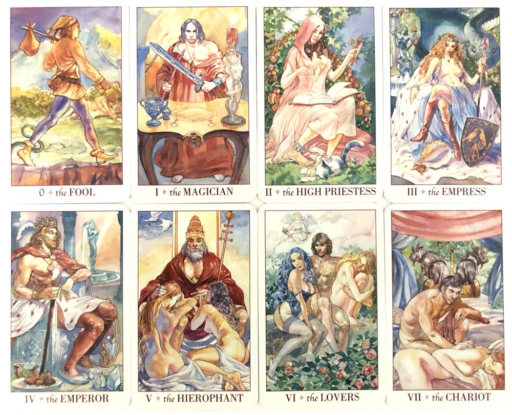 Sexual Magic Tarot Waite 78 Miniature Tarot Includes Japanese Authentic Product I.I.J Mini, Edition, Cards, Cards, Instructions,
