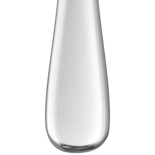 Basic Dinner Forks, Round Edge, Stainless Steel, 12-Piece Set, Silver