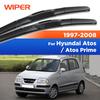 Pentru Hyundai Atos / Atos Prime 1997-2008 1998 1999 2000 2001 Ștergătoare Parbriz Față Lame Ștergătoare Parbriz Perie Geam 20"+16"