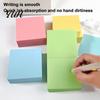 Flexible Note Paper Stick Notes, 3x3in Self-Stick Pads, 300 Sheets Adhesive Sketching Notes Memo Pads for Reminder, Office, School Supplies
