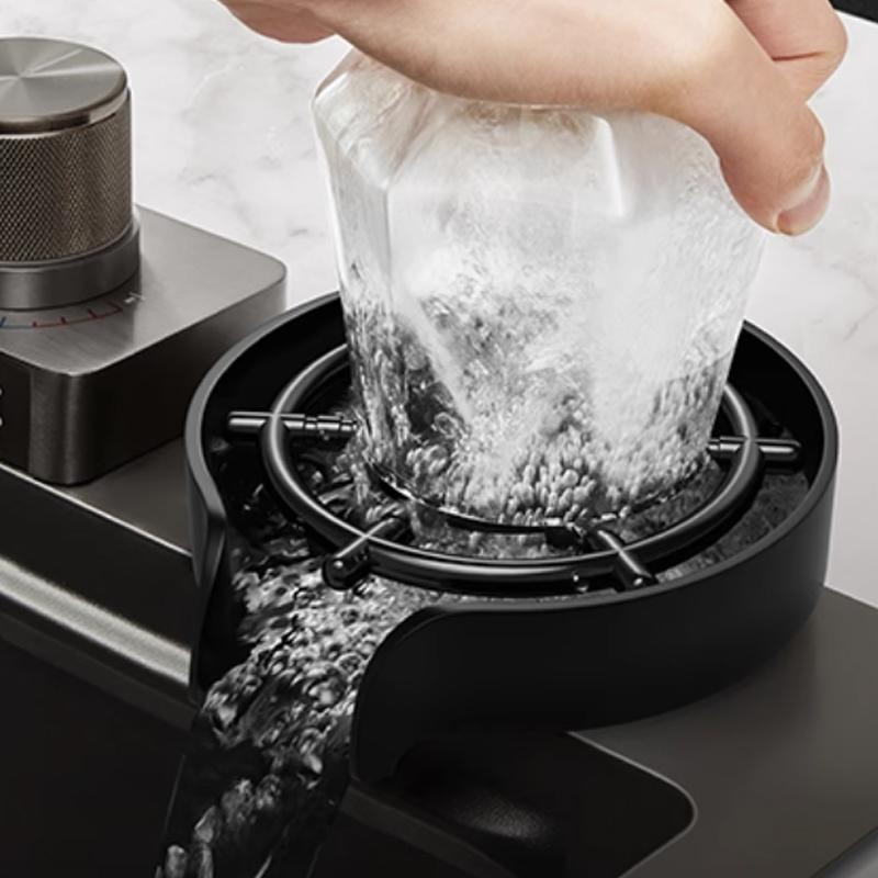 High Pressure Cup Washer for Household Sinks Bars Coffee Shops Automatic Glass Rinser Coffee Cup Milk Bottle Cleaning Tool