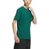Adidas Neo Alphabet Pattern Print Loose-Fit Breathable Round Neck Short Sleeve T-Shirt Men Tops Forest-Green IK5092