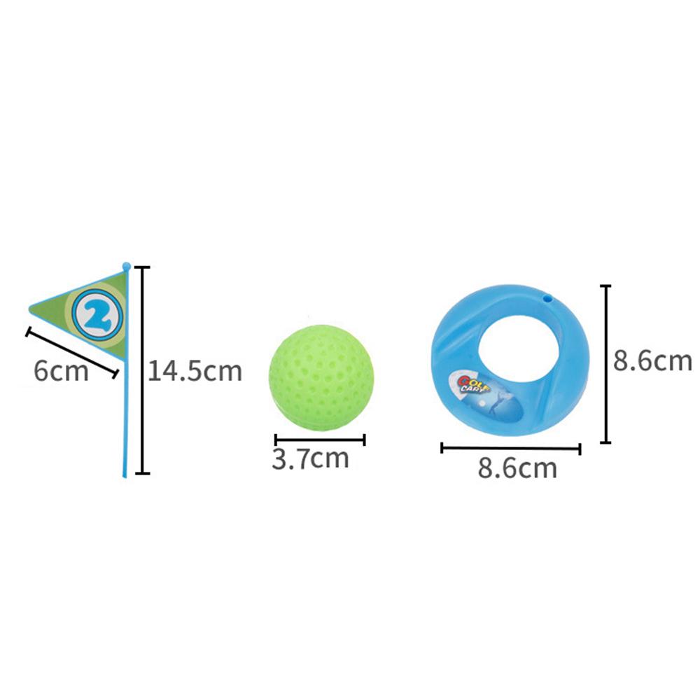 Çocuk Plastik Golf Antrenman Seti Dış Mekan Sporları Fitness Egzersiz Oyuncağı Ebeveyn Çocuk Aktiviteleri İçin