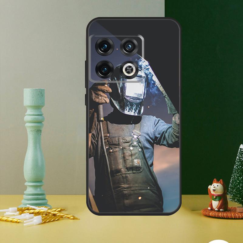 Welder Welding Hot Metal Worker Phone Case For OnePlus 13 13R 12 12R 11 9 10 Pro 8T 9RT 10T 10R Nord 4 CE 2 3 Lite N20 N30