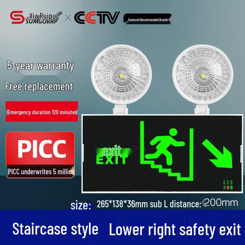 Multifunctional Super Bright Emergency Exit Light & Sign