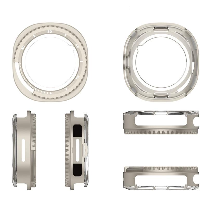 Metal Protective Cover for GXY W8C 46mm Scratch Resistance Impact Protections and Raised Frame Enjoy Screen Safety