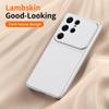 Luxury Leather Soft Case For Samsung S26 Ultra S25 edge S24 S23 S22 S21 FE Note 20 A37 A57 A56 A36 A17 Shockproof Silicone Cover