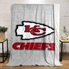 Kansas City Chiefs Logo Blanket Design Flannel blanket for bedroom, living room, sofa, and nap sofas