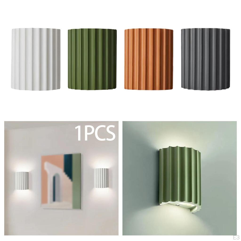 Wall Lights Light Fixture Night Modern Resin LED Bedside Lamp Sconce for Home