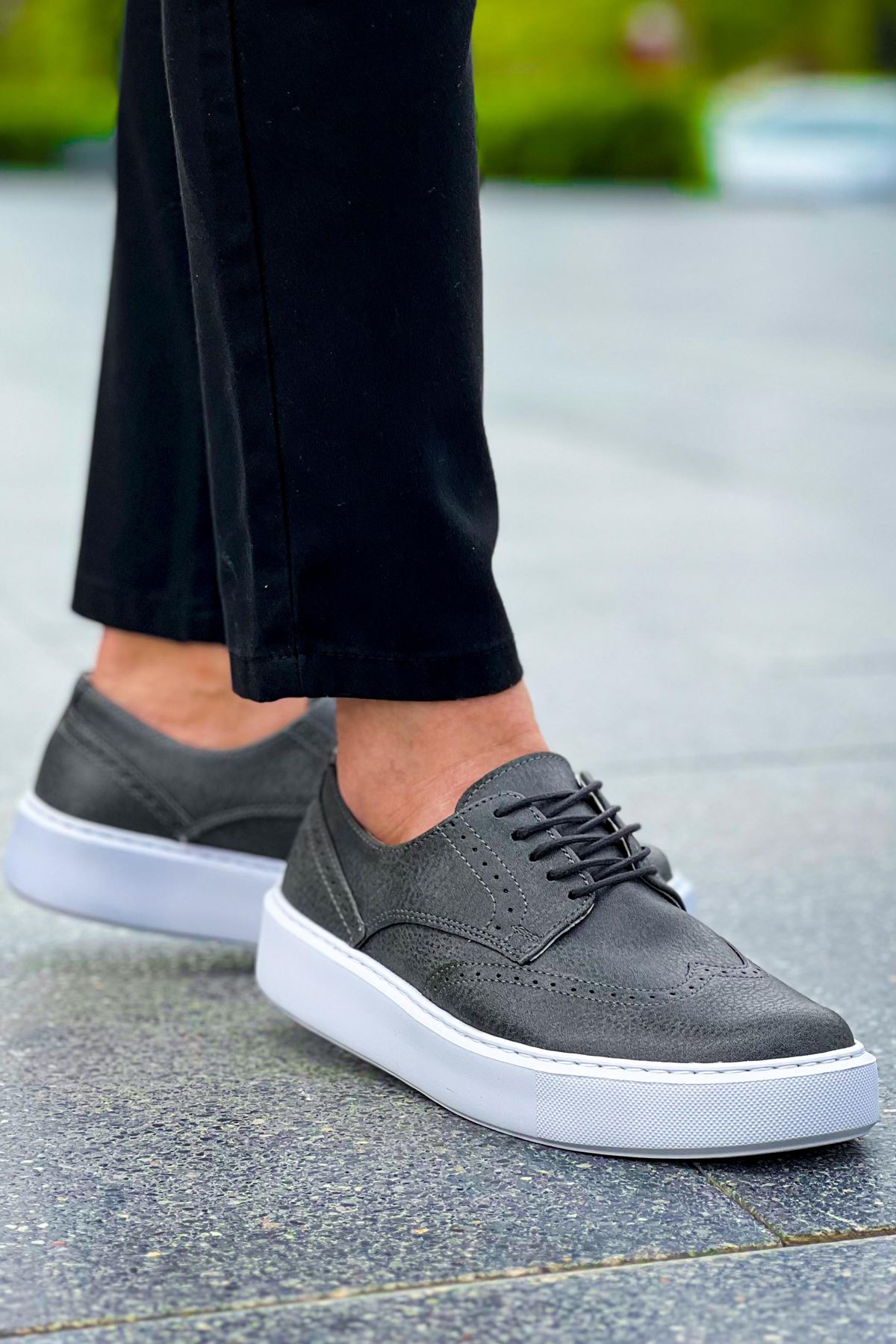 

CHEKİCH New Collection CH149 Changer Over Men Shoe White Black Brown Tan 39