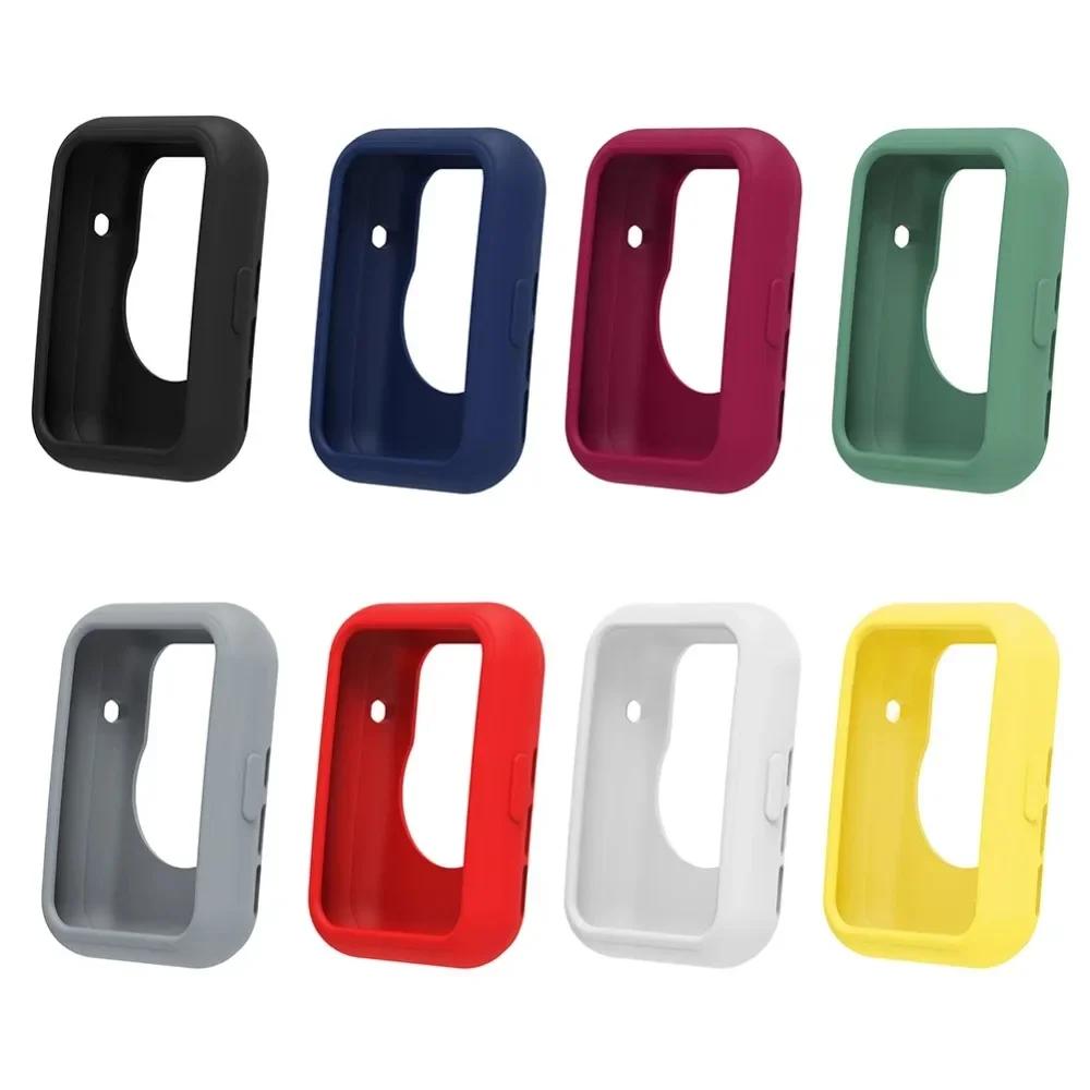 Colorful all Prevention Protector Case Silicone Shell Bumper Frame Shockproof Scratch Silicone Strap For Huawei Watch Fit 2