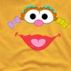 Sesame Street Unisex Adult Zoey Face T-Shirt