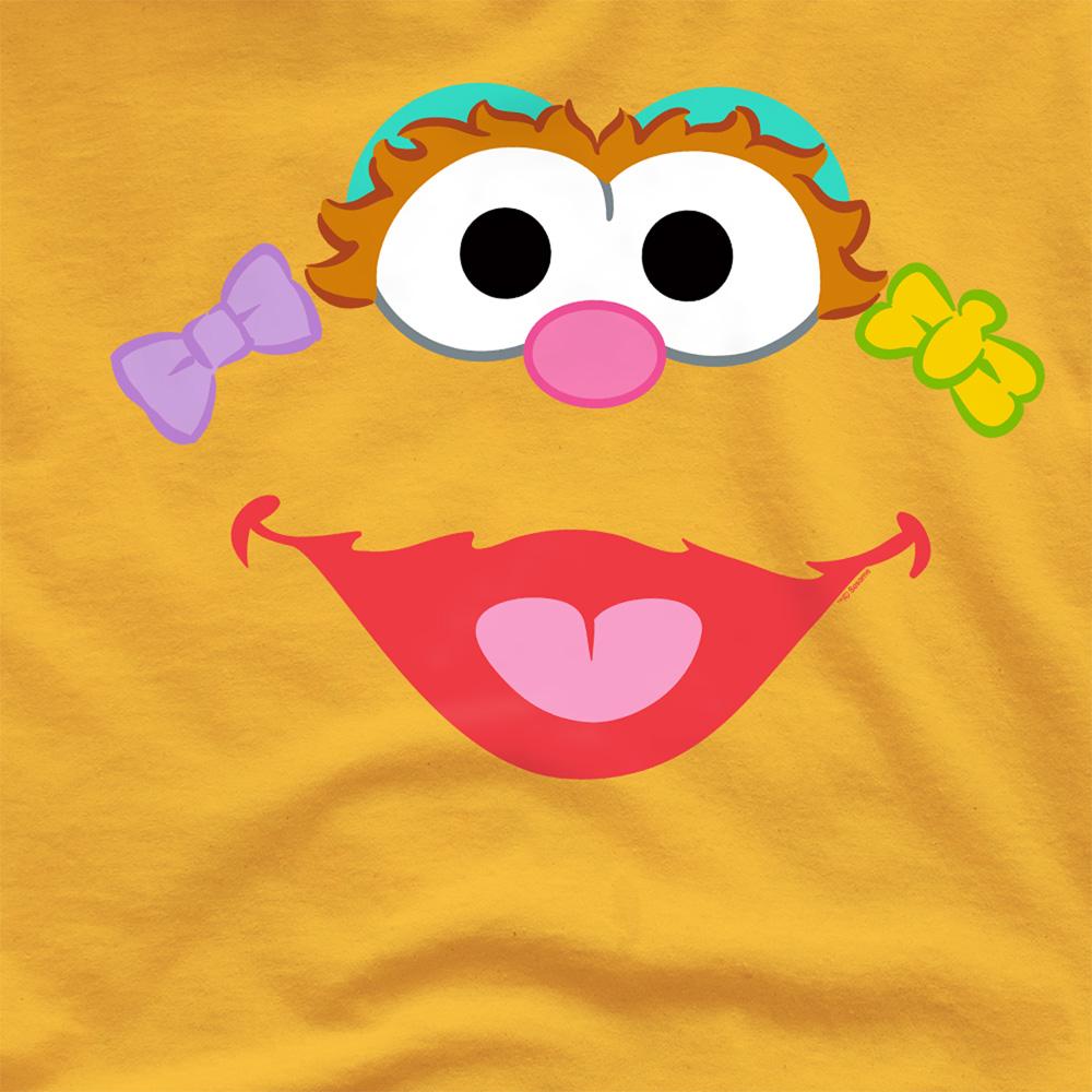 Sesame Street Unisex Adult Zoey Face T-Shirt