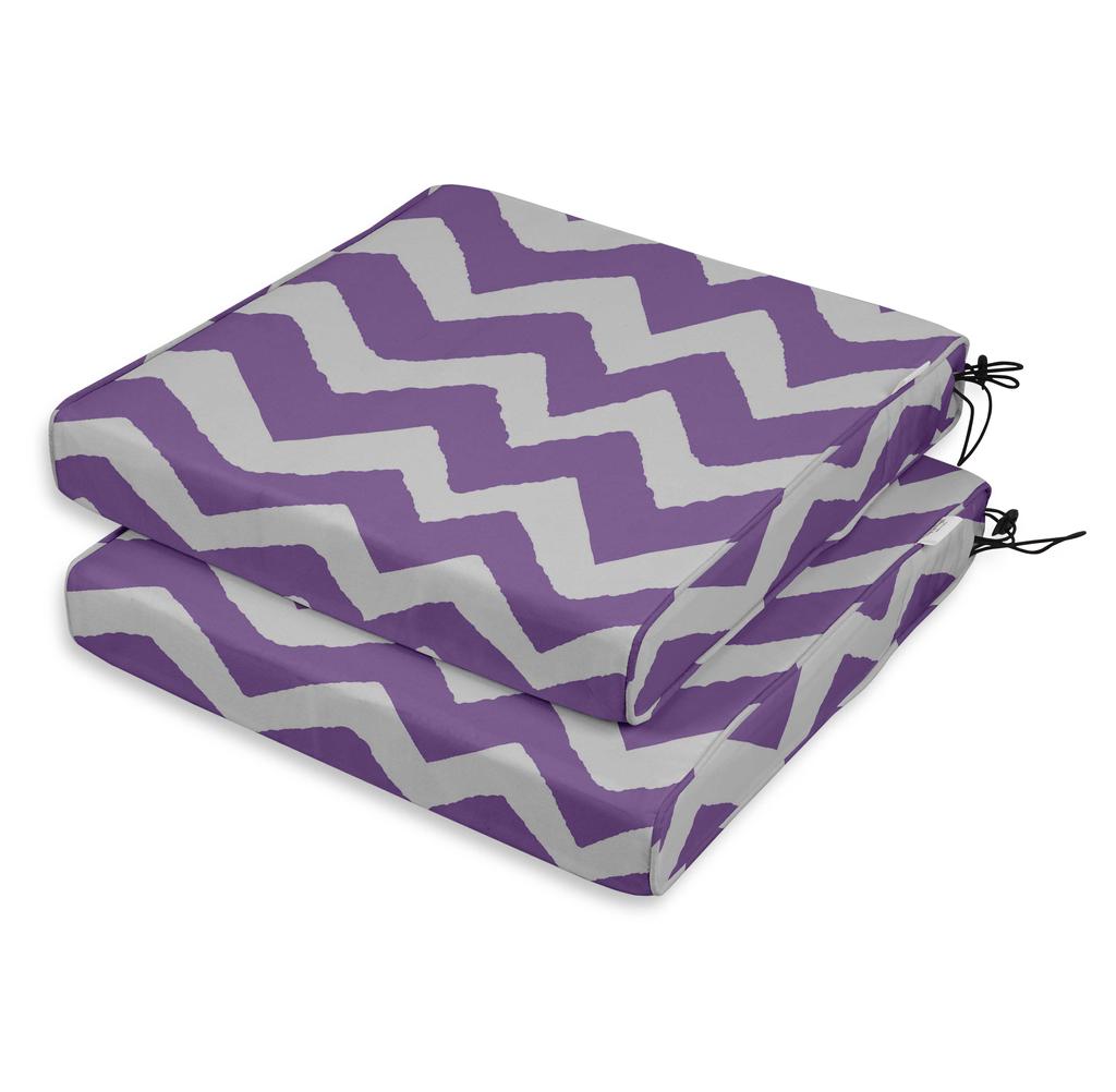Vargottam Perfect Outdoor Indoor Square Corner Seat Cushions Water-Resistant Lounge Chair 18.5" X 16" Home Office Patio Furniture