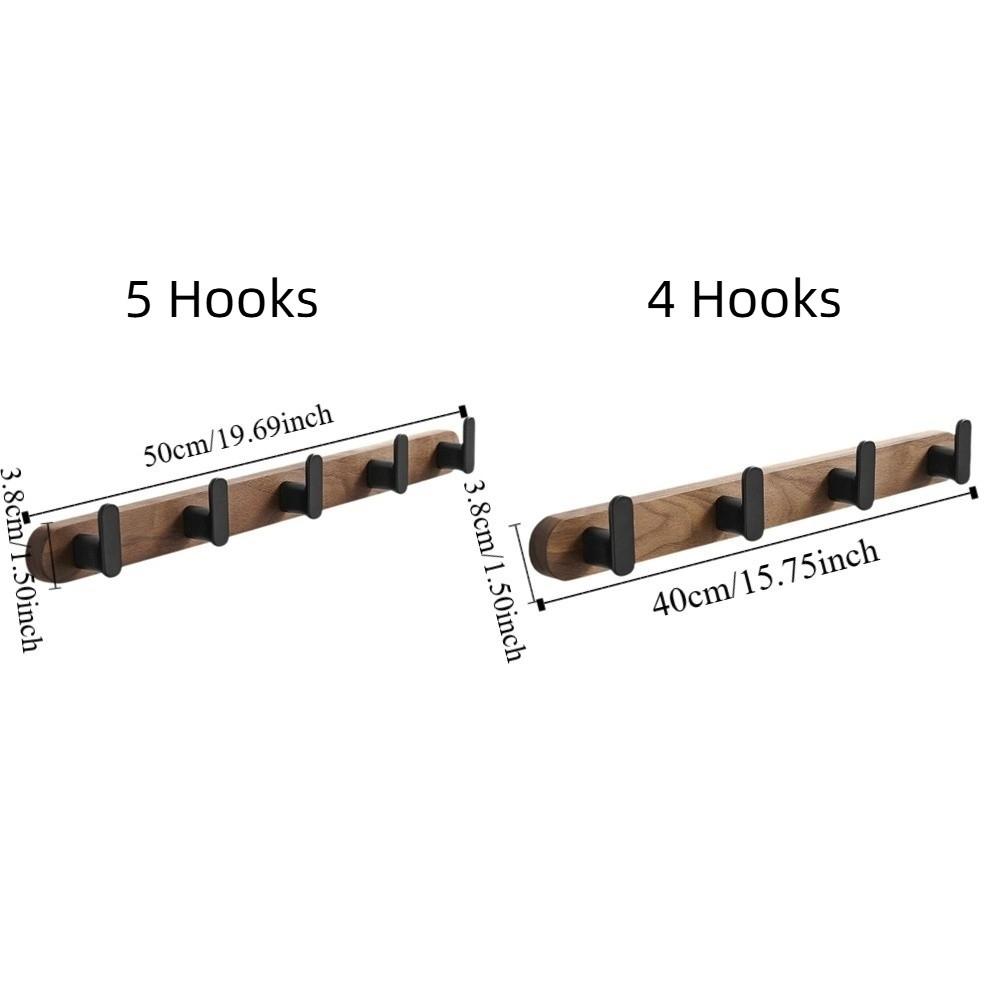 Multi-Purpose Wooden Hanger Hook Waterproof Wall Hook Modern Design Door Hooks  Bedroom