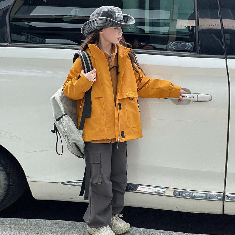 Children's 3-in-1 Autumn/Winter Mountaineering Jacket - Boys' and Girls' Windbreaker 2024