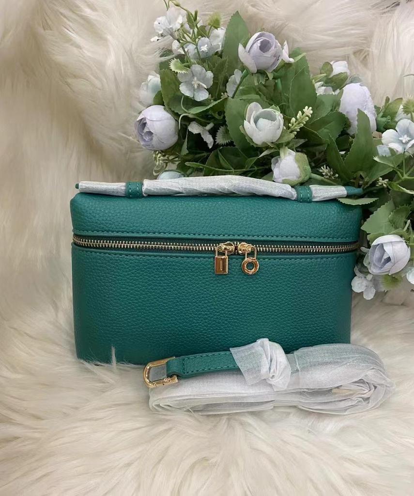 LP19 Złoty Lunchbox Torba Crossbody - Modna Jesień/Zima 2025 Torba na Ramię w Stylu Hong Kongu