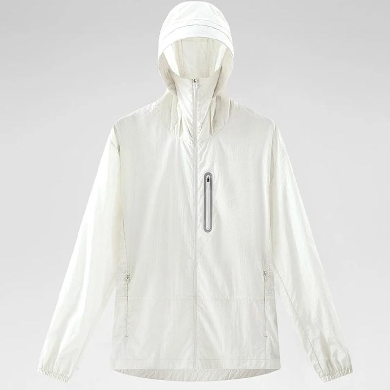Unisex Waterproof Sun Protective Jacket UPF 50+ UV Blocking Quick-Dry Breathable Windbreaker for Hiking Camping Climbing