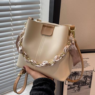 Premium Texture Small Bag Women's Bag New Trendy Summer Messenger Bag Niche Chain Portable Bucket Bag