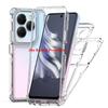 3 In 1 Hybrid Armor Shockproof Phone Case For Infinix Hot 40 Pro X6837 Hard Plastic Frame Transparent TPU Back Cover Fundas