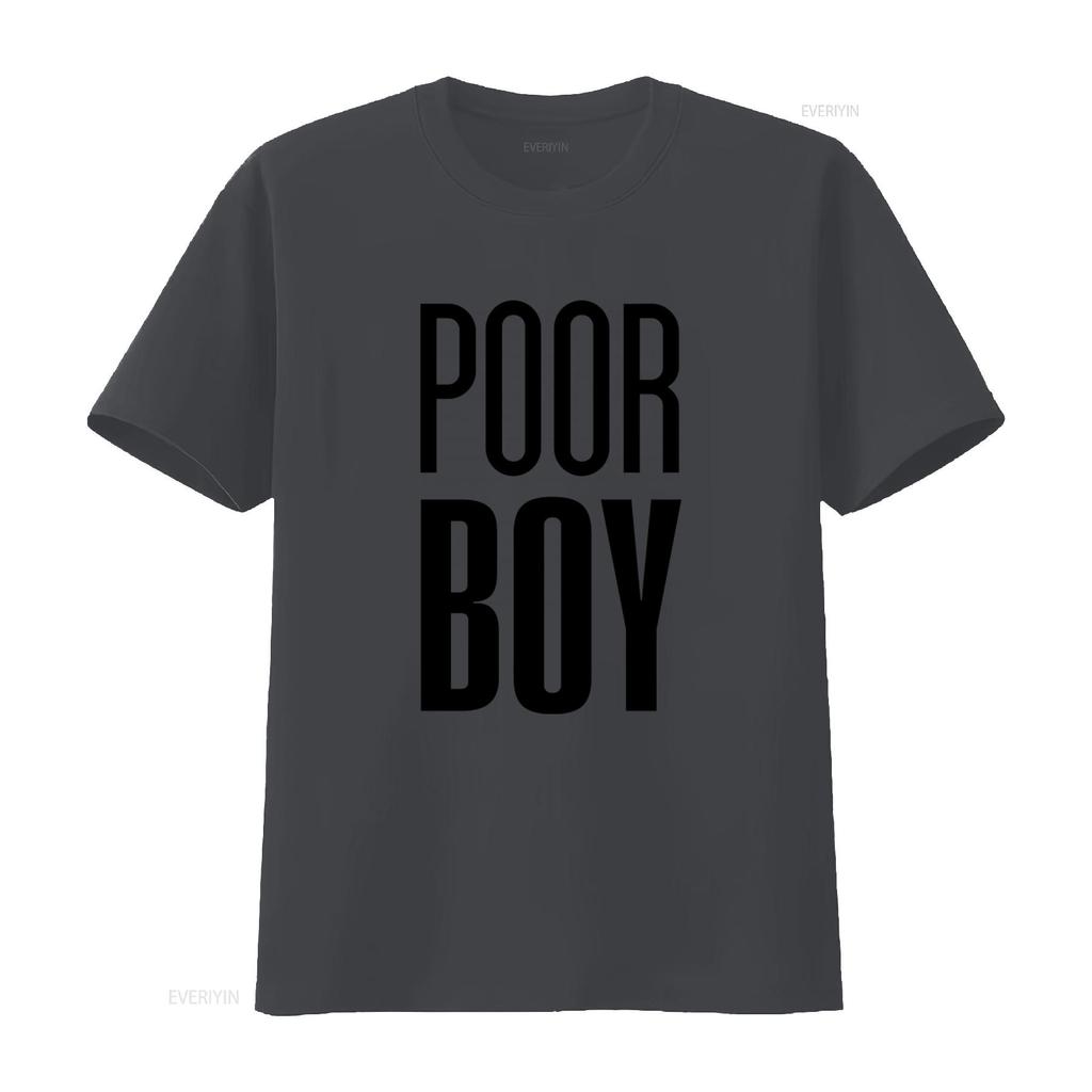 Poor Boy Only Friends Thai Bl Drama Fan T Shirt Black Font Classic Fit Trendy Design for Fans Vintage Washed Designer Clothes
