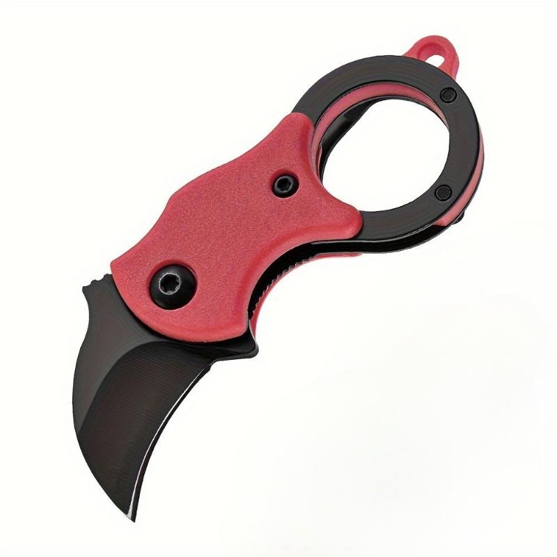 Mini Fox Necklace Pocket Knife Outdoor Portable Defense Eagle Claw Folding Knife Home Travel Open Box Keychain Folding Knife