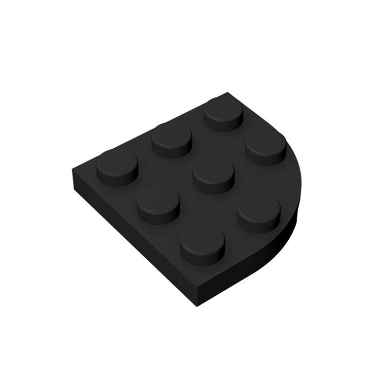 Non-Toxic Moc 10Pcs 30357 Round Corner 3X3 Building Blocks Kit High-Tech Plate Bricks Particle Puzzle Diy Toys Children Birthday Kid Gift