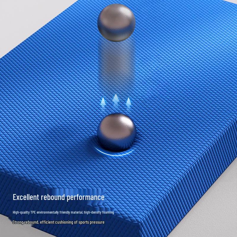 TPE Förtjockad Yogabalansplatta – 6 cm Knästående & Planka Stöd för Träningspass