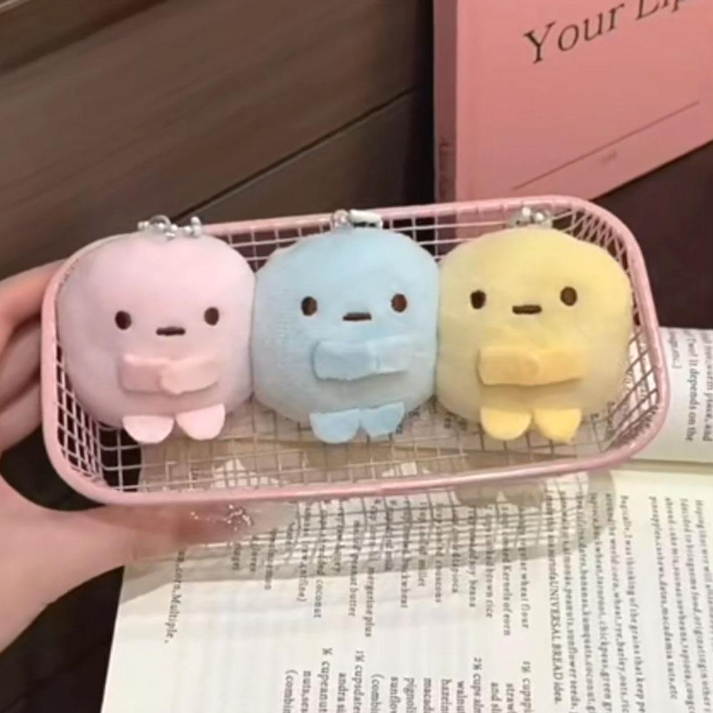 Cute Sumikko Gurashi Plush Keychain Sanx SumikkoGurashi Stuffed Toy Mochi Mascot Doll Peluche Gift Fans Room Decoration