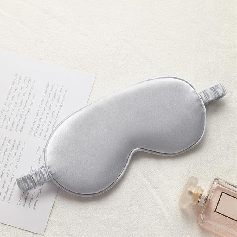Shield Light Blindfolds Sleeping Eyepatch Double-Side Shading EyeShade Eye Mask Pure Silk