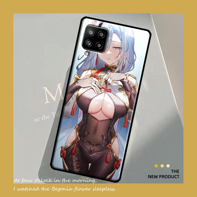 Genshin Anime Shenhe Case For Samsung Galaxy A54 A34 A21S A12 A22 A32 A52 A72 A13 A33 A53 A73 A51 A71 A14 Cover