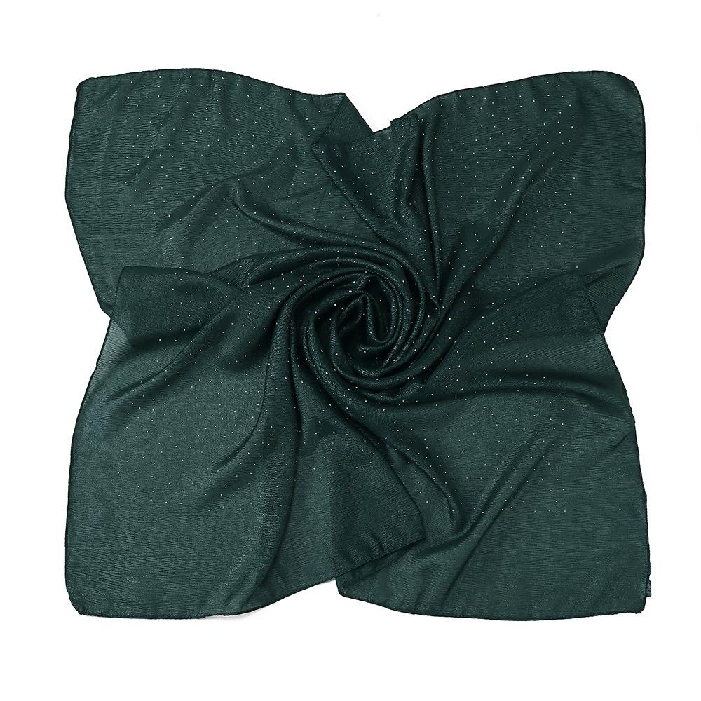 Women Malaysian Square Scarves Foulards Female Bandana Lady Hijabs 90CM