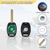 Pair Replacement For 2007 2008 Honda Fit/Ridgeline Key Fob Remote OUCG8D-380H-A