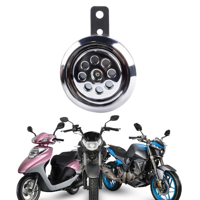 105DB 12V Motorcycle Snail Air Horn Waterproof Train Horn Loud Signal Super Loud Horn for Electric Bike Scooters