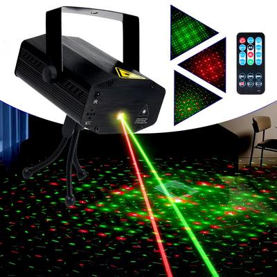 LED Stage Light DJ KTV Disco Lights Projector Portable Laser Lamp Flash For Christmas Halloween Projector Party Wedding Bar