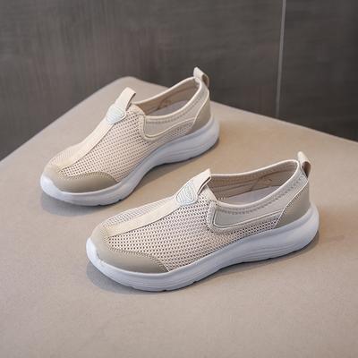 Modne Damskie Buty Sportowe Outdoorowe z Oddychającą Siateczką, Płaską Podeszwą, Antypoślizgowe, Miękkie, na Tenisa, Codzienne, Wulkanizowane