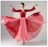 Chinese Classical Dance Costume: Women's Fairy Gauze Top and Mesh Skirt Set