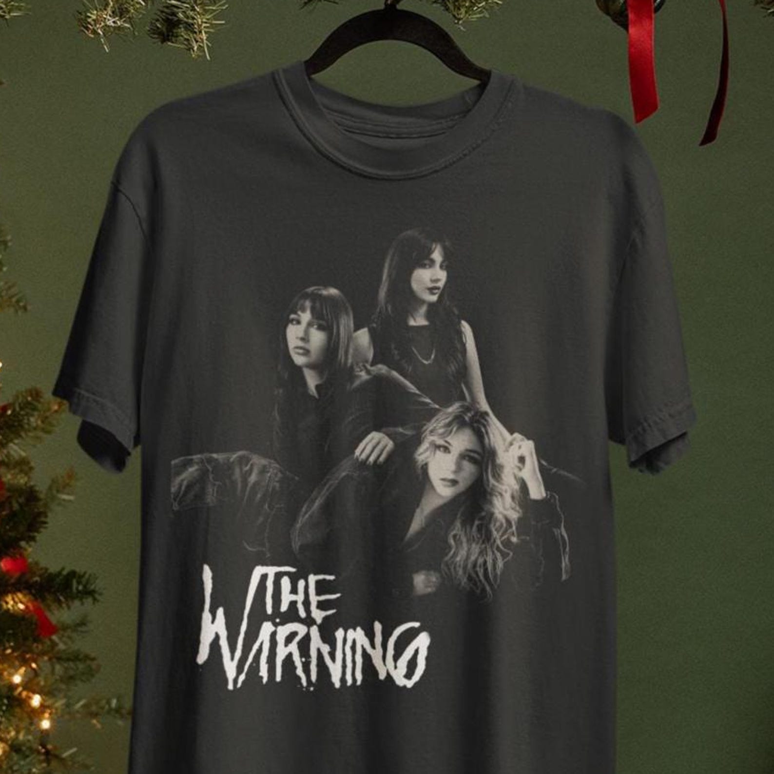 Unisex T shirt The Warning, Alternative Rock Band Shirt, Retro Music Fan Apparel XL