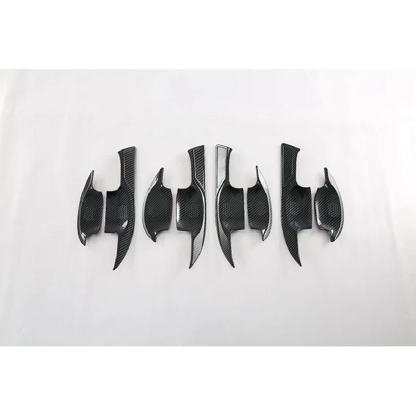 For Lexus NX-Class AZ20 NX250 NX350 NX450   Carbon Fiber Style Door Handle Bowl Cover Cup Cavity Trim