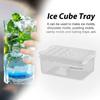 Ice Tray Set with Lid Bin Ice Shovels BPA Free Ice Cube Tray for Freezer Round Square Maker for Chilling
