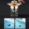 Easy Installation Push-type Bounce Cores Multi-functional Strainer Drain Plugs  Bathroom Setup