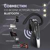 New Bee Business Headphones Single In Ear Wireless BT5.0 Earphone Hands Free with Dual Mic CVC8.0 Noise Cancelling 20 Hours Talk Time with Ear Hooks