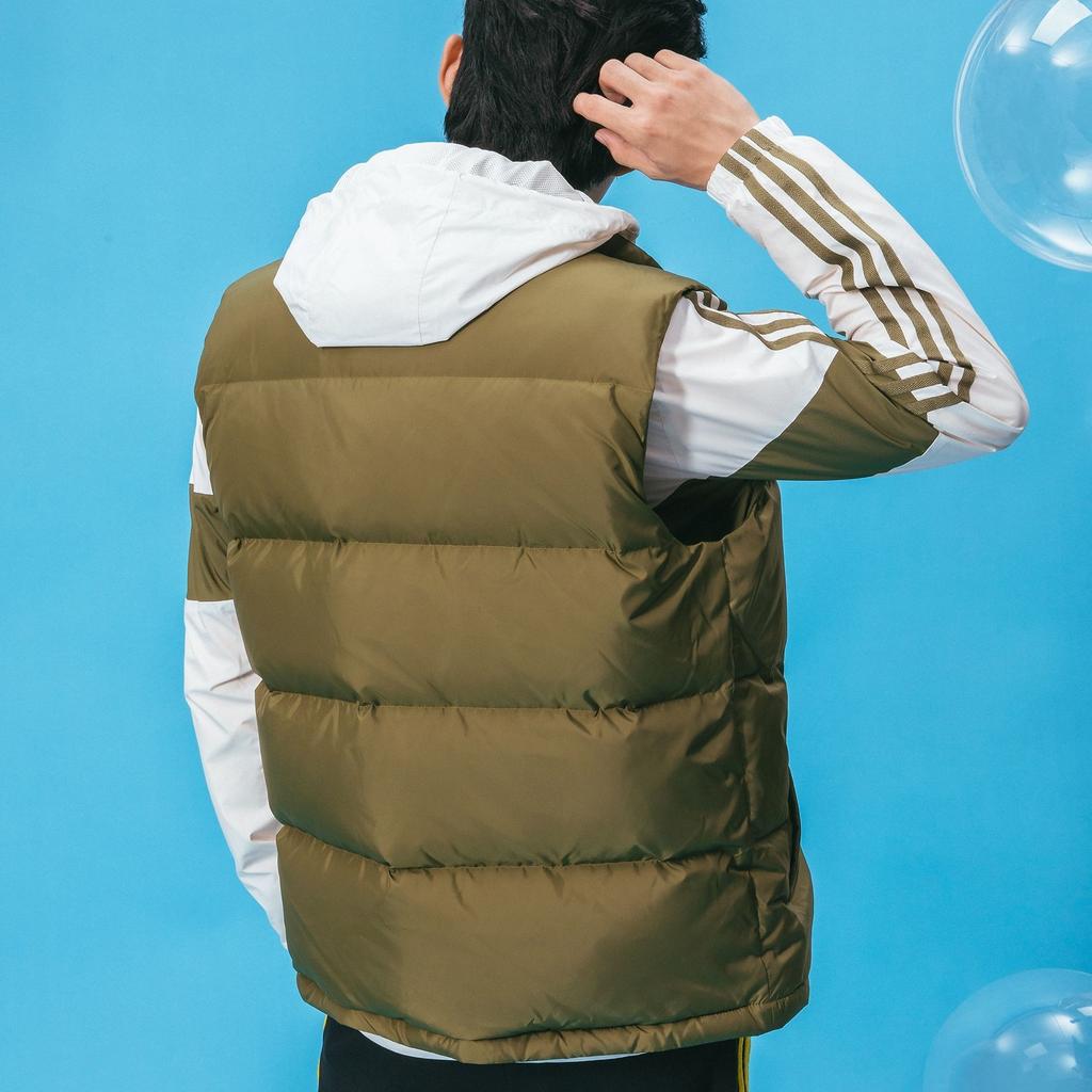 Adidas Neo Sport Collar Down Vest Men Outerwear Army-Green H45278