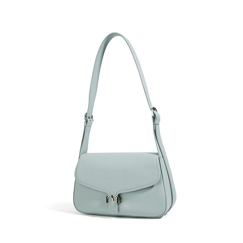 New Bag Korean Niche Small Square High-quality Texture Fashionable Underarm Genuine Leather Casual All-match Shoulder Women