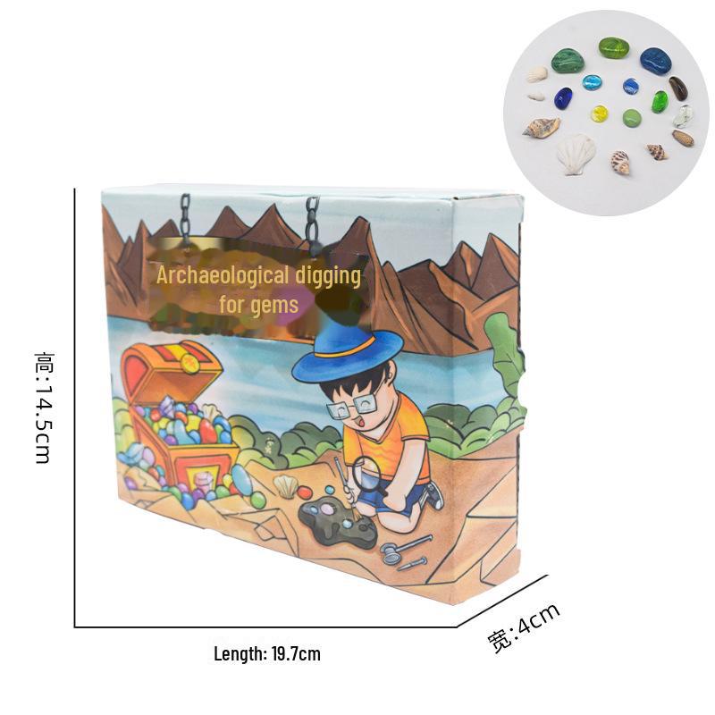 

Археологическая охота за сокровищами. Слепая коробка - детская развивающая игрушка своими руками