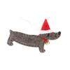 Festive Cartoon Dog Christmas Ornament for Kids Safe Holiday Home Decoration Lightweight Pet Friendly Hanging Accessory