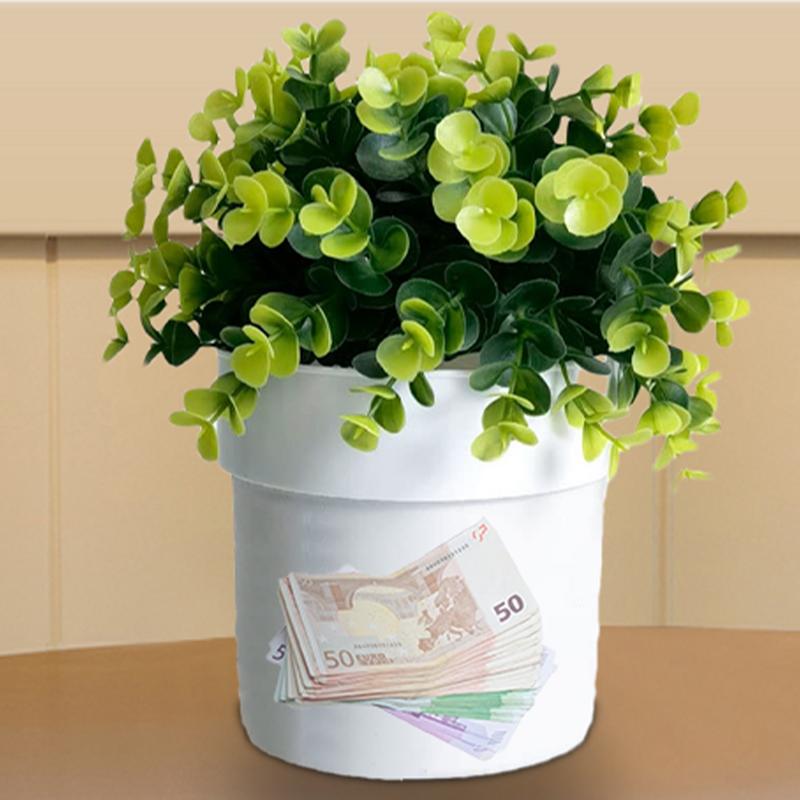 HOT Hiddens Safe Plastic Flower Pot Money Storage Box Surprise Separable Security Container Stash Safe Box Stash Jars Piggy Bank
