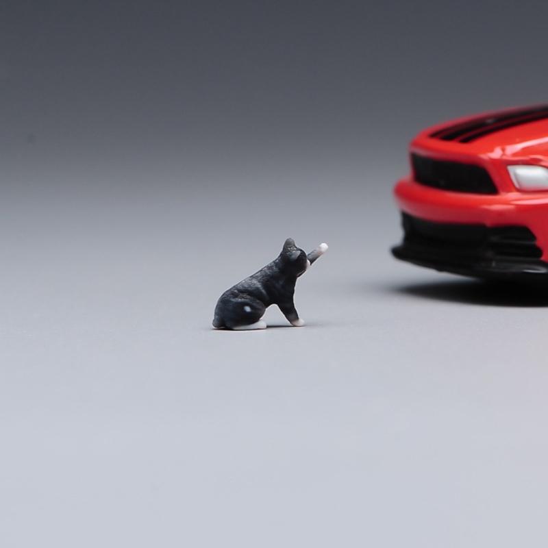 1/64 Scale Resin Pet Statue 3D Print Dog/Cats Shape Figurine Handmade Miniature Model Ideal For Home Display